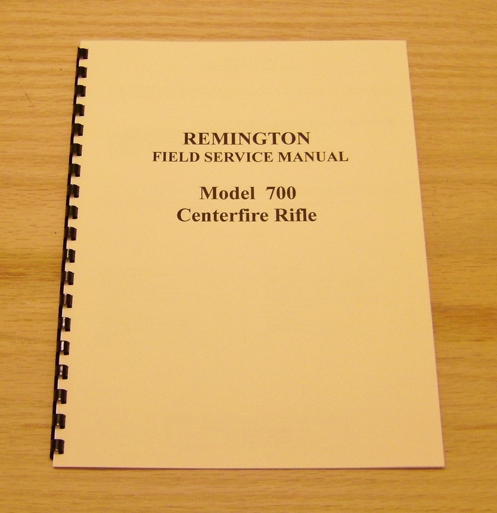 Remington Model 700 Gunsmith Manual - #18