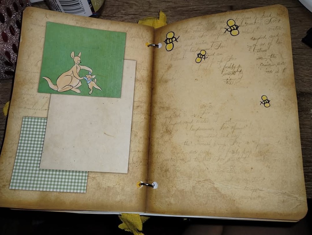 Winnie The Pooh Junk Journal Scrapbook