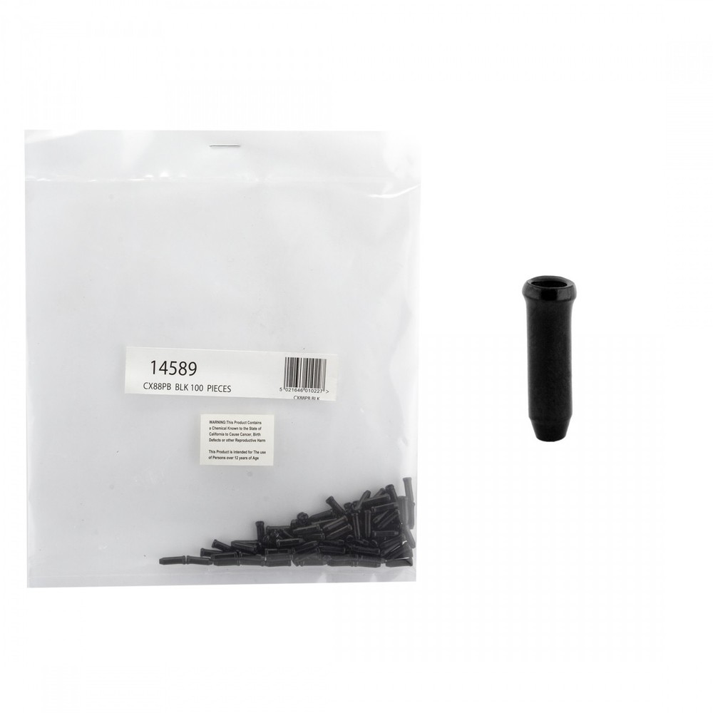 Clarks Alloy Universal Cable Tips - Brake & Shift Cable End Caps for Secure,