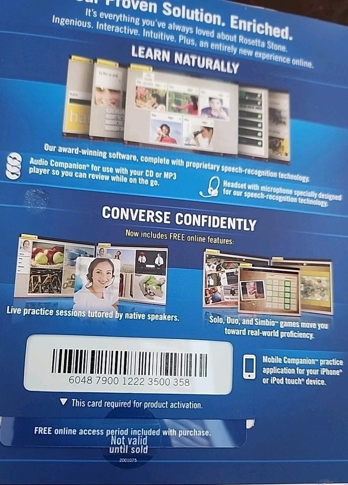 Rosetta Stone Portugues Level 1 Set Learning