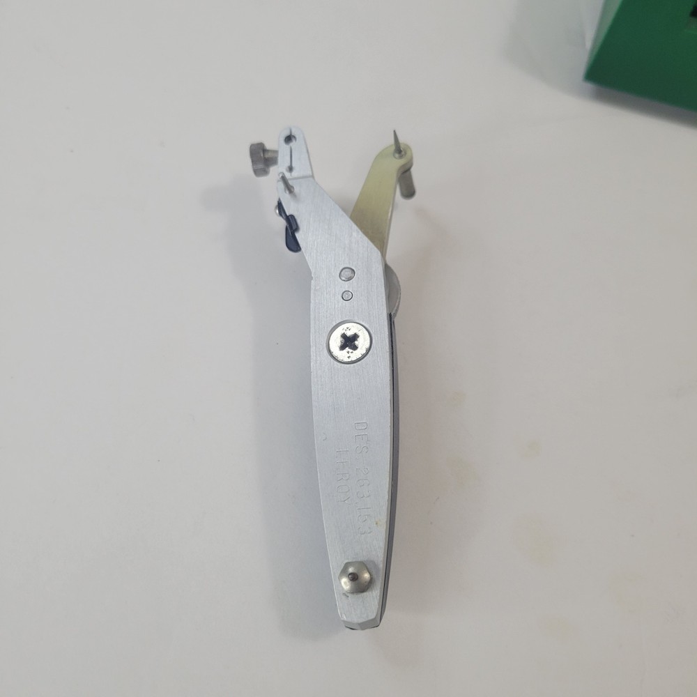 K&E Leroy Drafting Scriber Set Kit with Templates 1981 Vintage Engineering Tools