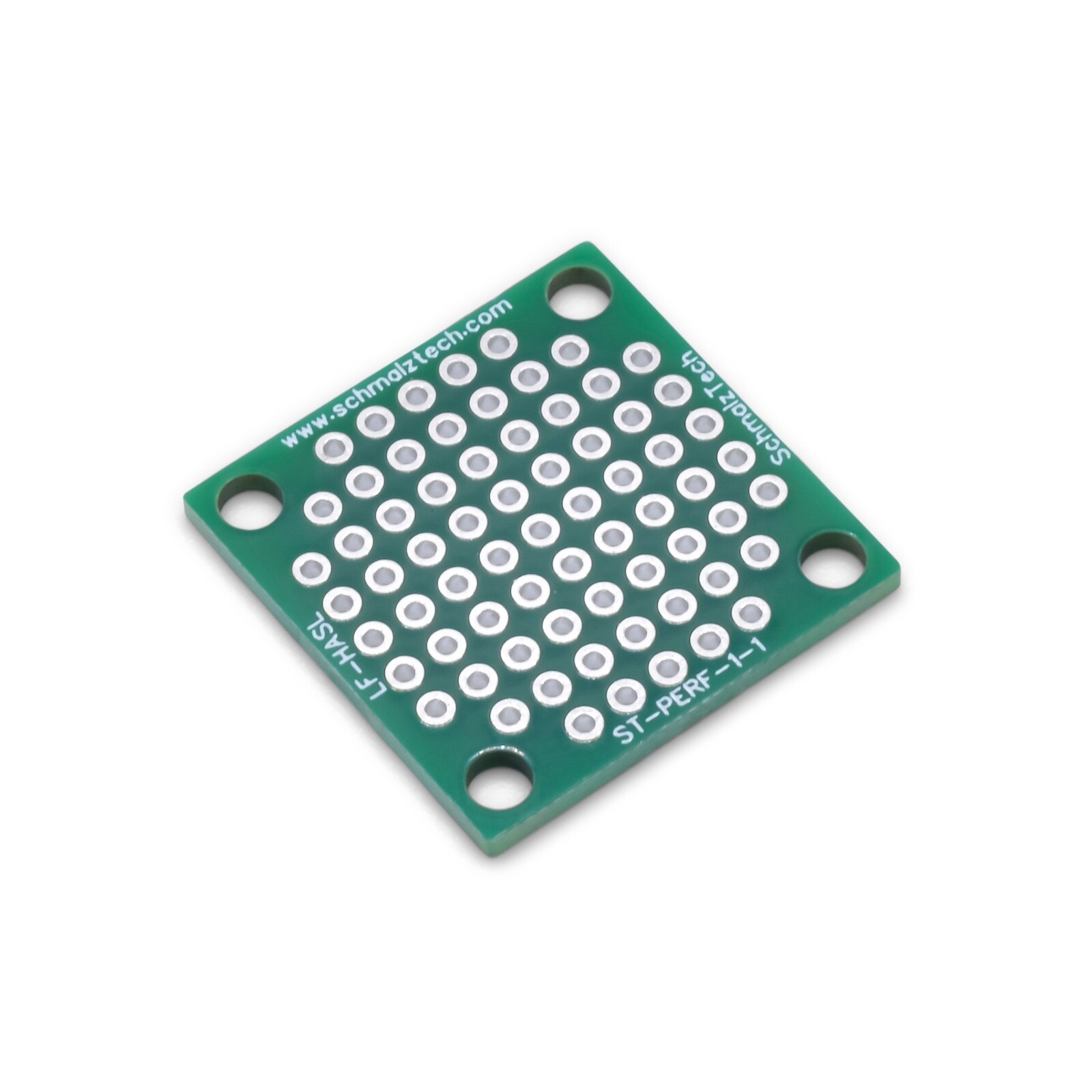 4Pcs Premium 1" x 1" PCB Proto Perf Board, LF HASL Perfboard, ST-PERF-1-1