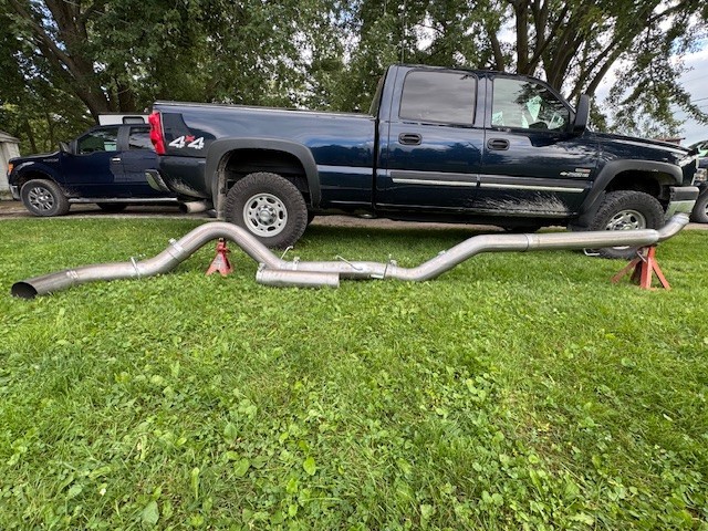 5" FULL Exhaust Pipe 2001-2007 Chevrolet GMC Duramax 6.6L 2500HD Chevy Diesel