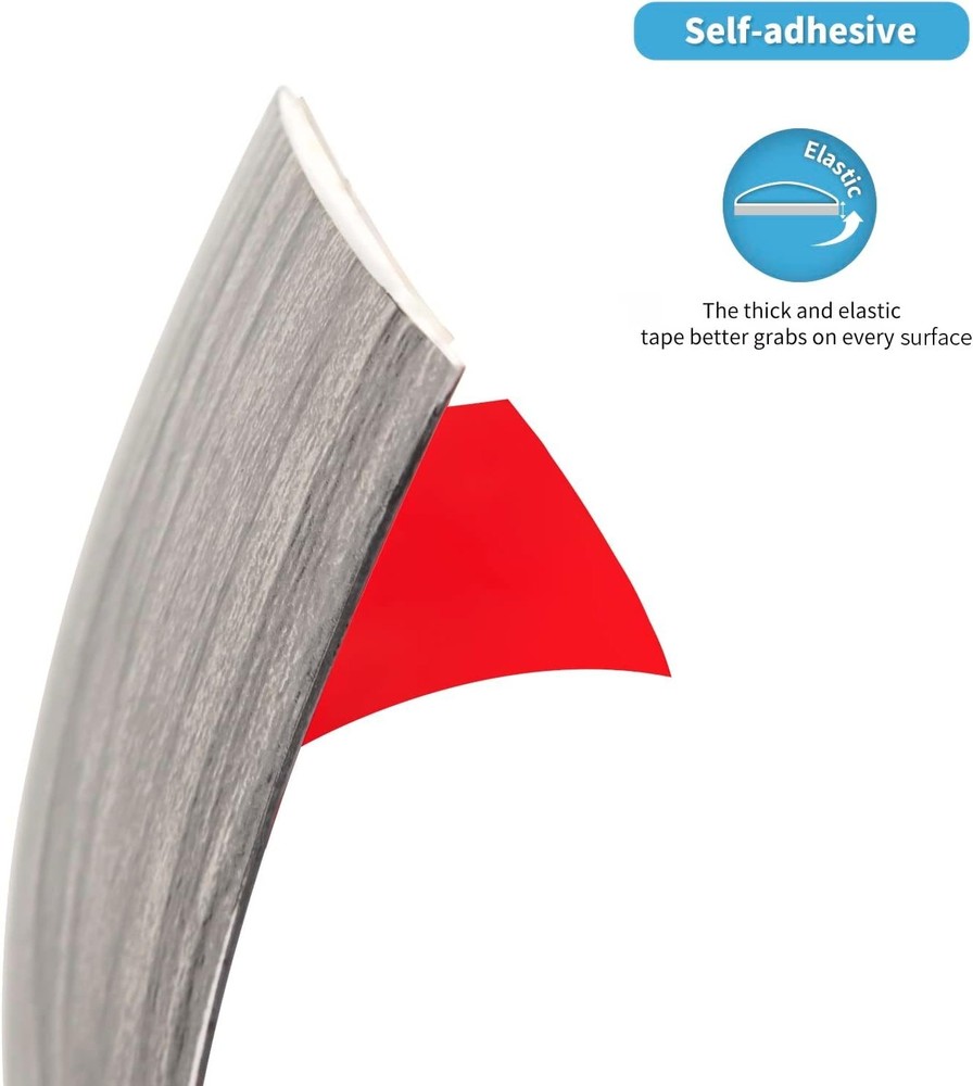 Versatile 4FT Self-Adhesive Floor Transition Strip for Seamless Gap Coverage