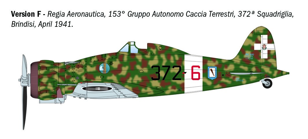 Italeri 1/32 Macchi MC.200 Saetta Kit #2516