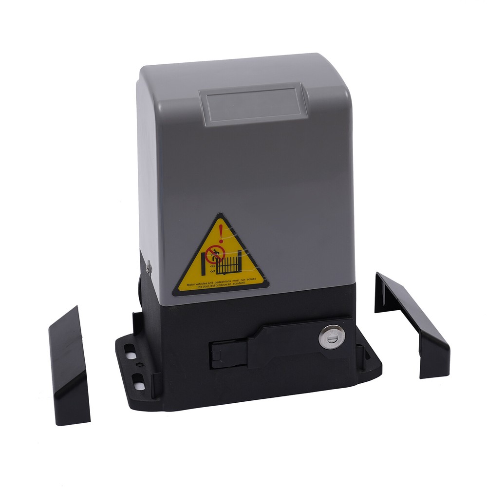 2600lbs Automatic Sliding Gate Opener Rack Driven With 2 Remotes Kit