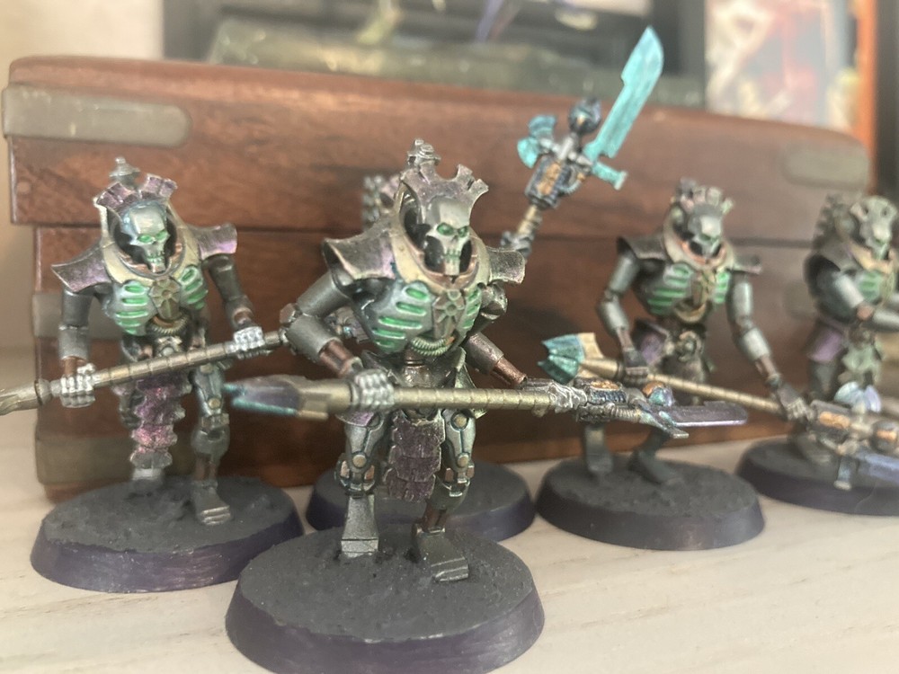 Necron Lychguards And Outpost Terrain