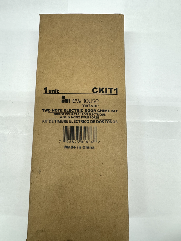 Newhouse Hardware CKIT1 Two Note Electric Door Chime Kit