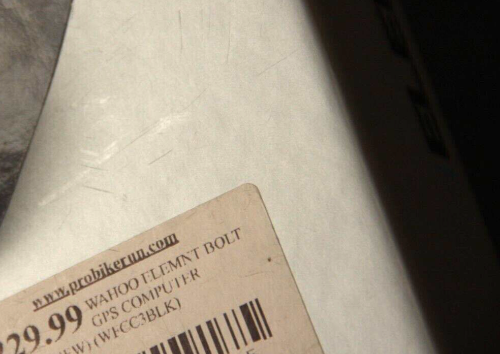 Wahoo Elemnt Bolt Empty Box and Quick Start Guide ONLY, NO GPS INCLUDED