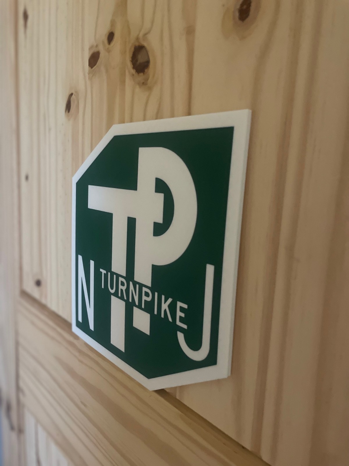 New Jersey Turnpike Road Sign