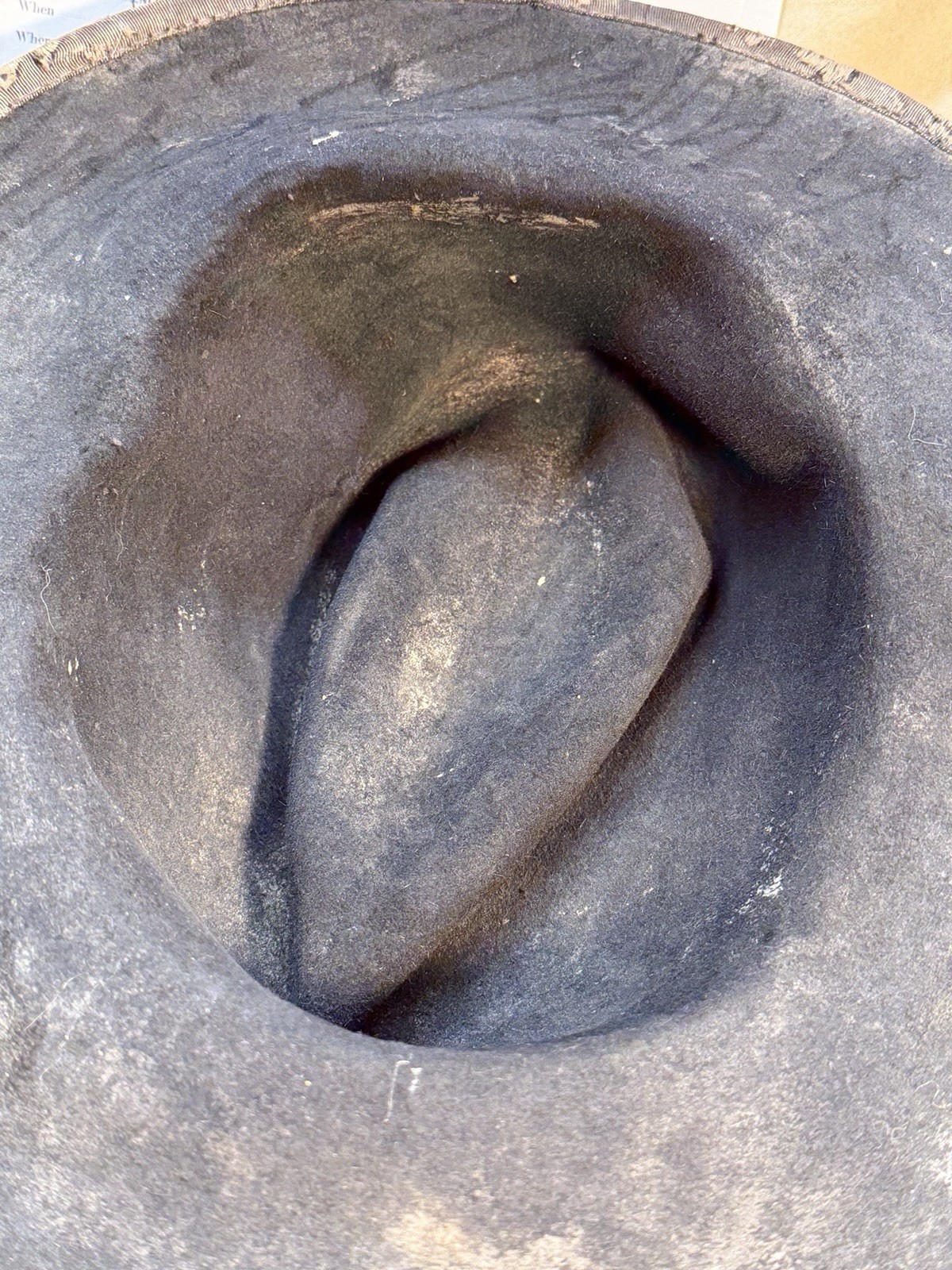 ID’D JOSEPH PERKINS CIVIL WAR 49TH COLORED TROOPS SLOUCH HAT CAP KEPI WITH PROV.