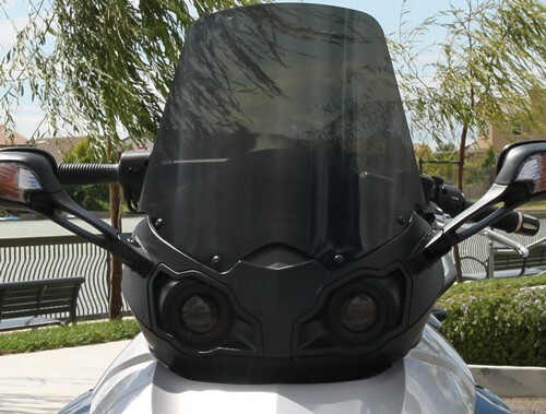 Calsci  Tinted 19.5" Windshield for Spyder RS, RSS, GS