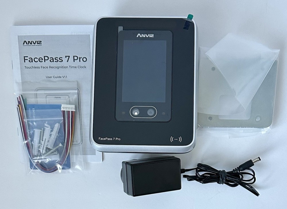 ANVIZ FacePass 7 Pro Biometric Clock Touch-less Face Recognition Time Clock