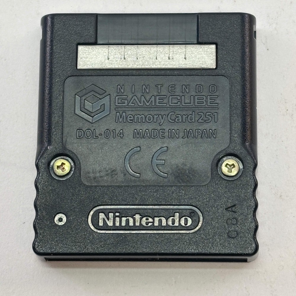 Nintendo Gamecube 251 Black Memory Card DOL-014