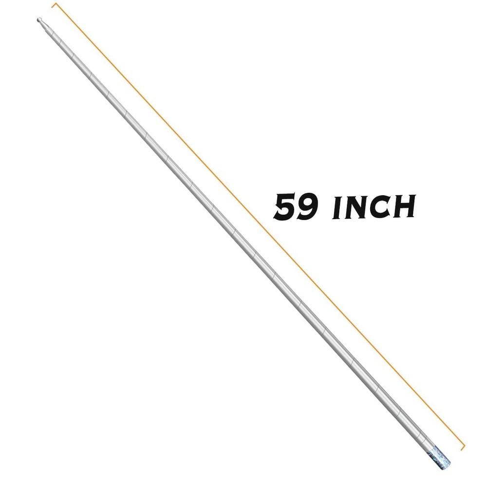 Professional Silver Magic Cane with Quick-Action Spring Switch & Gloves Included