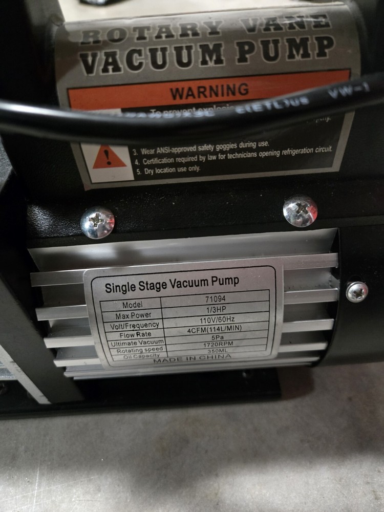 Rotary Vacuum Pump ( 4 CFM)