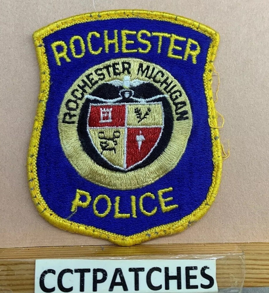 ROCHESTER, MICHIGAN POLICE SHOULDER PATCH MI