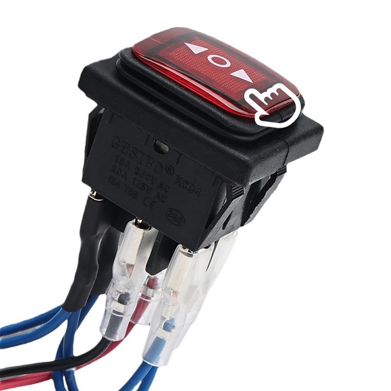 Reverse Switch Waterproof Toggle Switch 6-pin 3-position Control Motor Switch