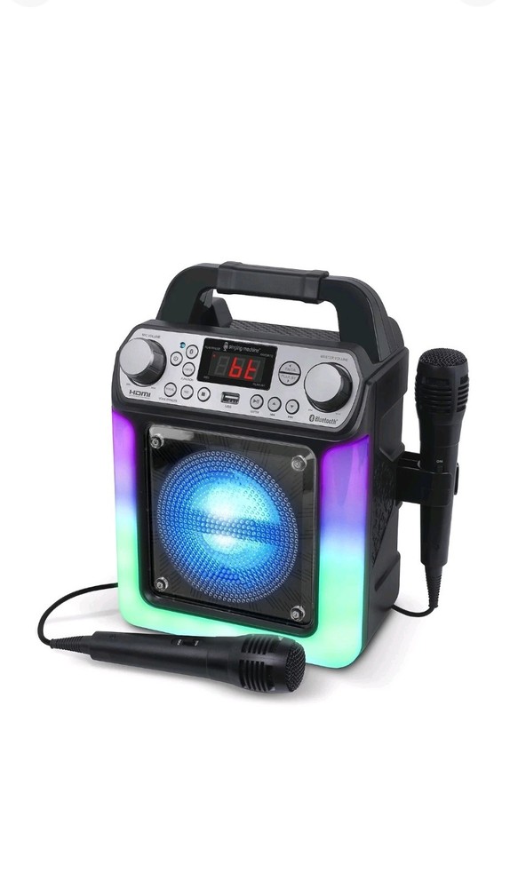 Singing Machine Portable Bluetooth Karaoke System