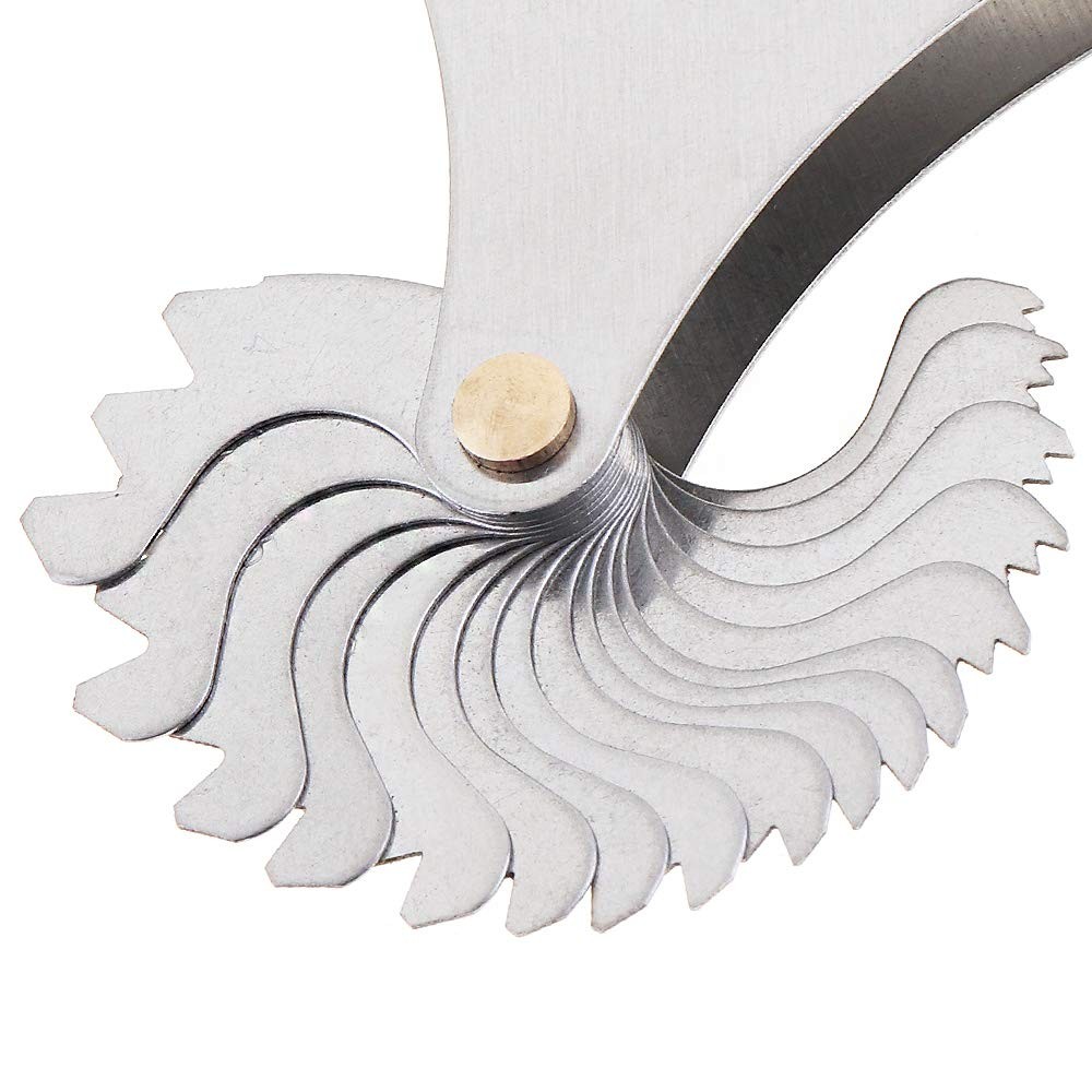 Imperial America SAE Screw Thread Pitch Gauge, Stainless Steel US Specification