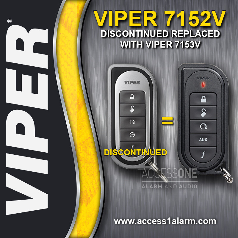 Viper 7152V 1-Way 5-Button Replacement Remote Control Transmitter For 4204V
