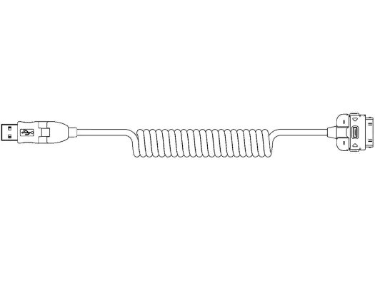 Audi USB adapter cable for Apple dock connector / music interface 8S0051435 New