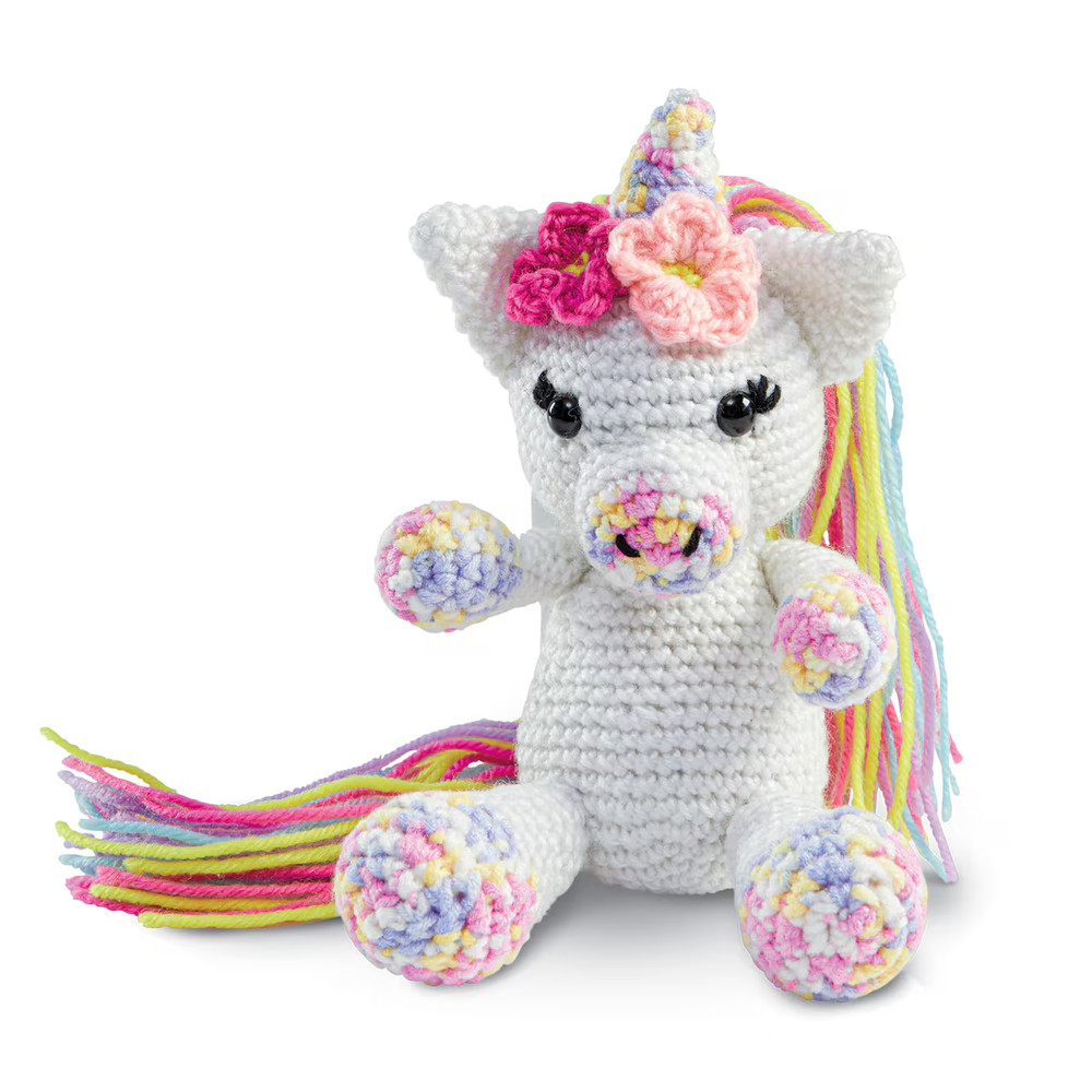 Loops & Threads Crochet Kit "Unicorn"