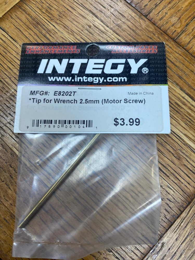 Integy E8202T 2.5mm Titanium-Nitride Replacement Hex Wrench Tip