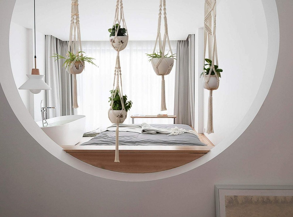 5pc. Macramé Plant Hangers