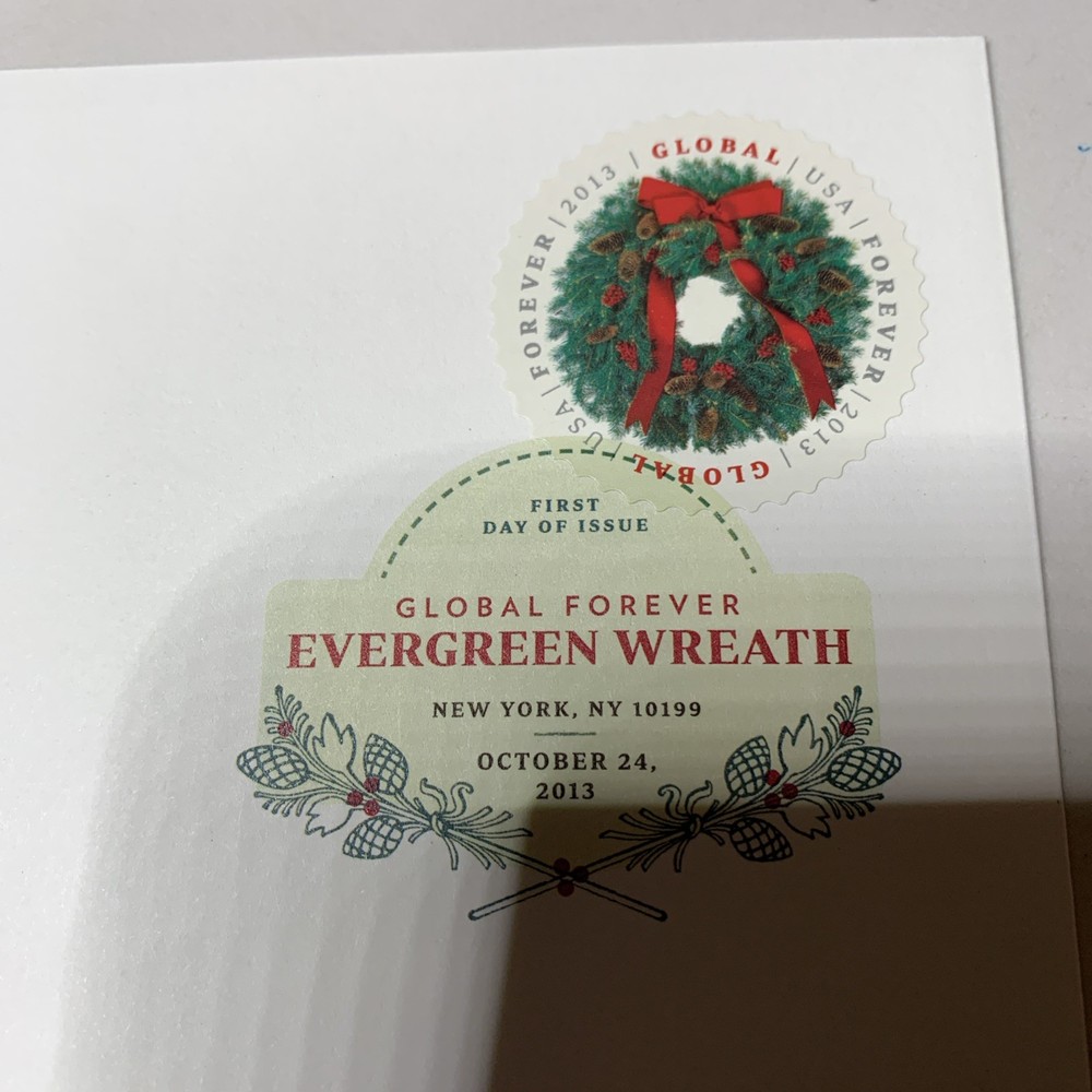 First Day Issue - Evergreen Wreath 2013