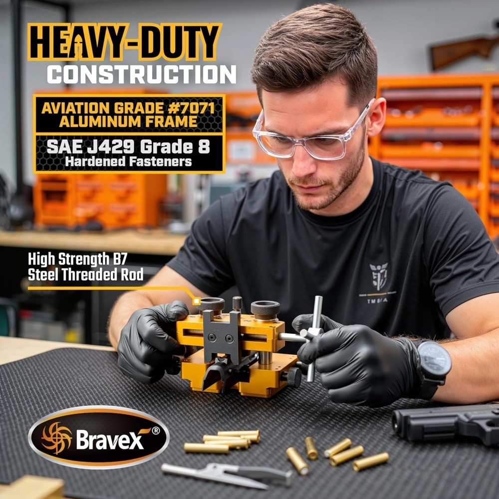 High Precision Sight Pusher Tool with Rotatable Prong for Front Rear Sight