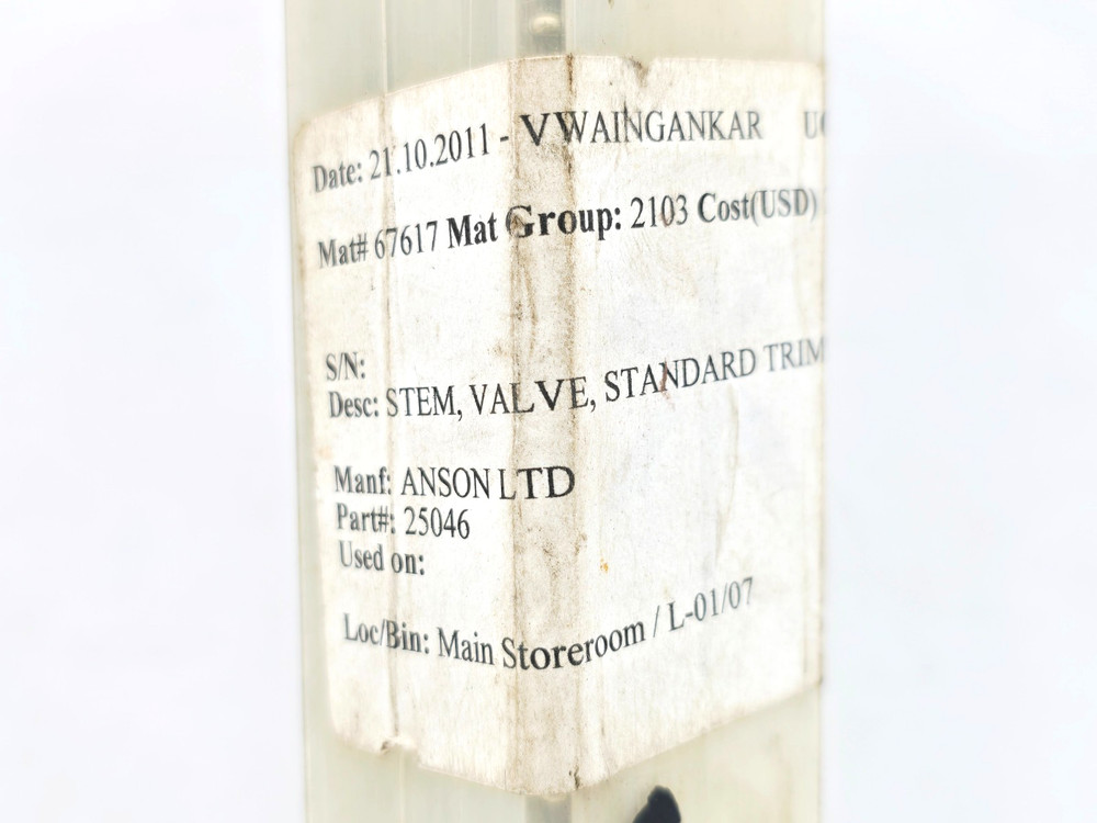 Anson 25046 Valve Stem 845542