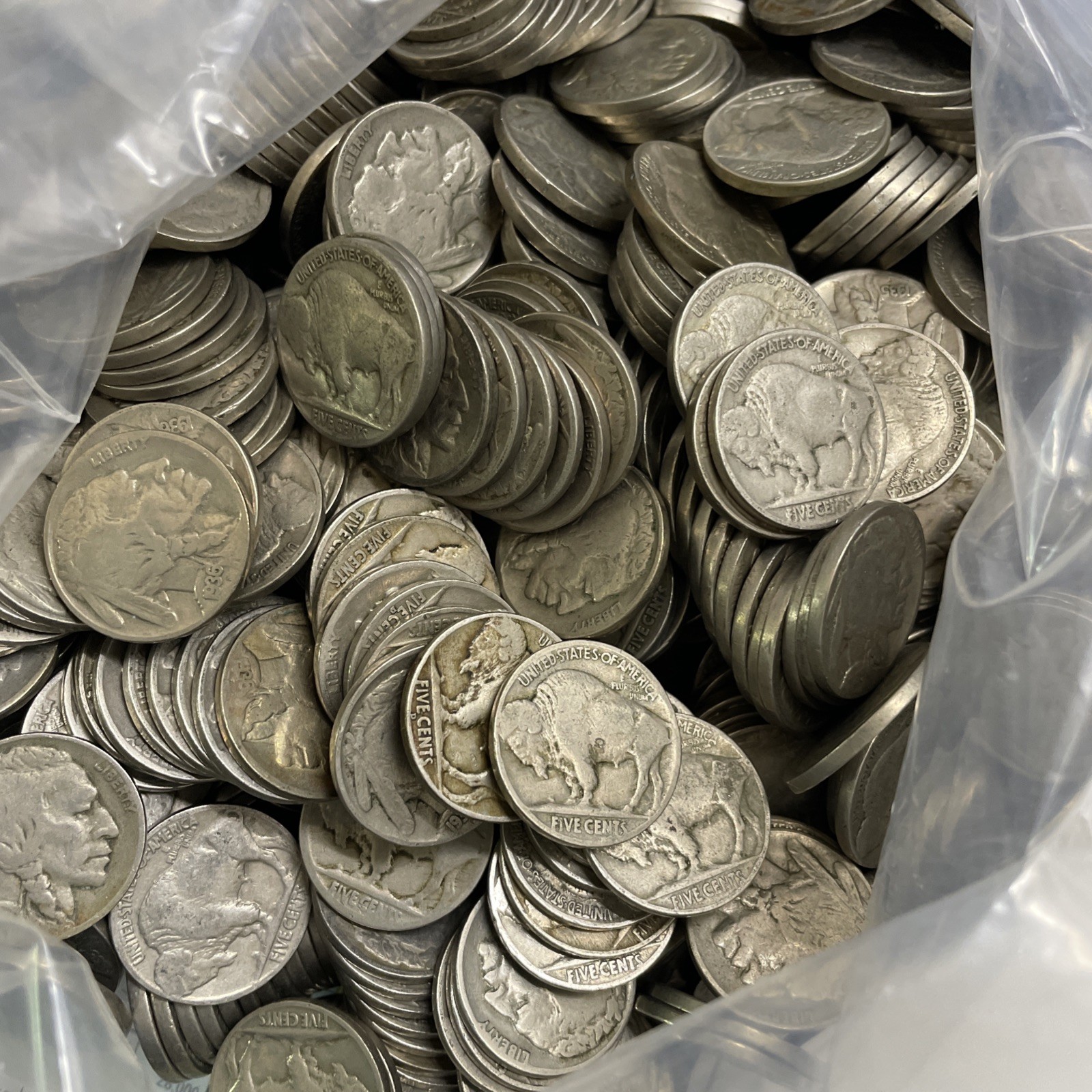 Buffalo 🦬 Indian Nickel 5c Roll 40 Coins Full Date Coins