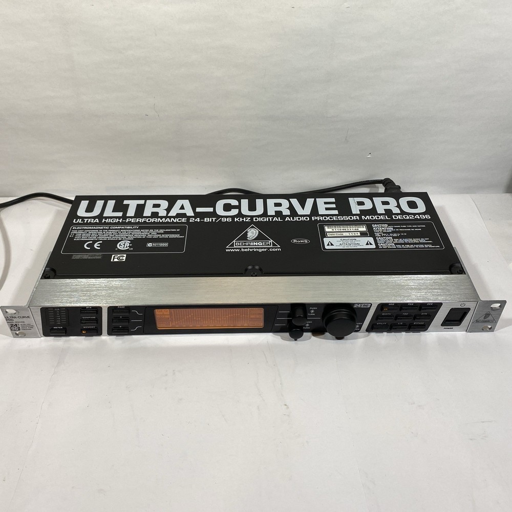 Behringer Ultracurve Pro DEQ2496 2-channel Equalizer and Mastering Processor