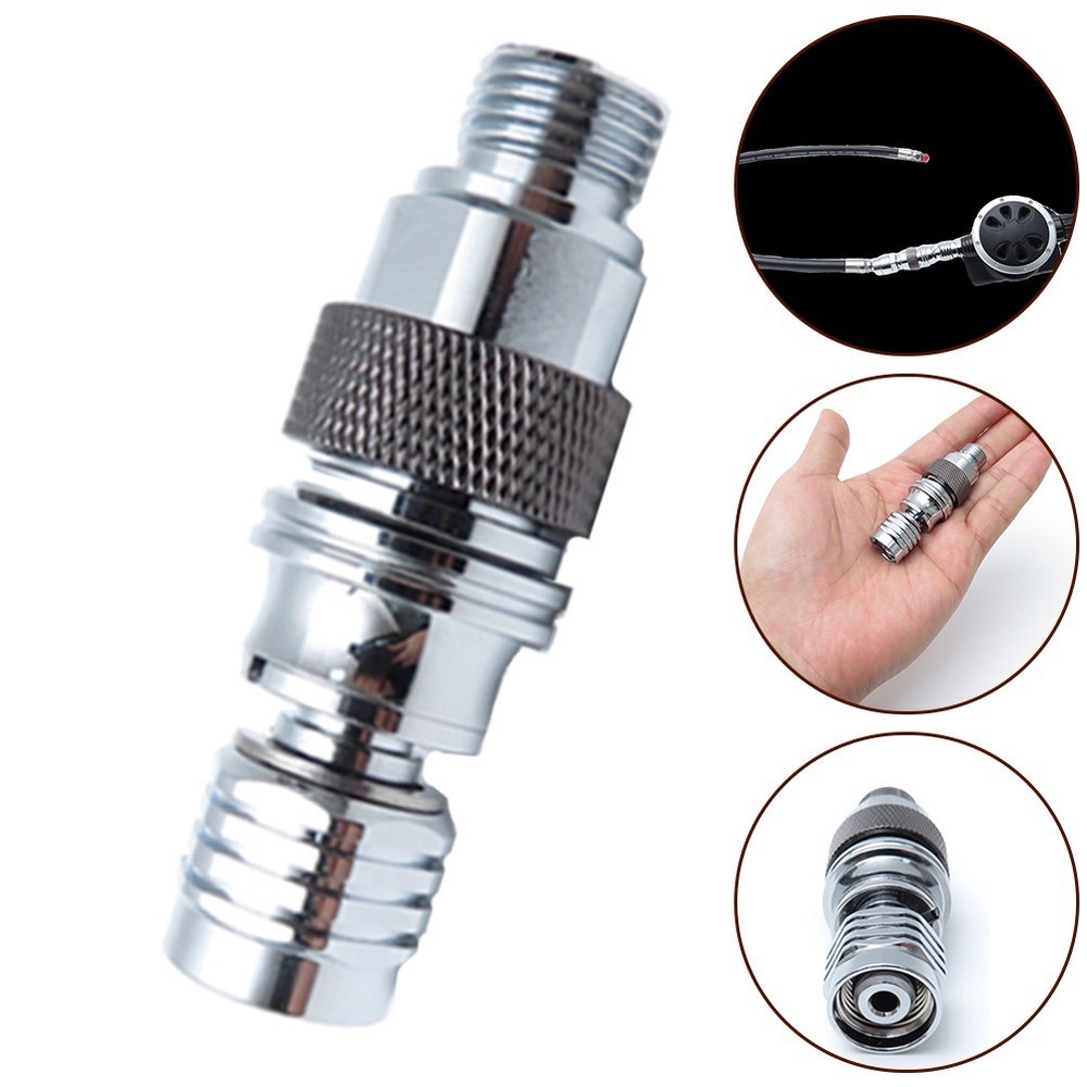 Secure Quick Connect Adapter for Diving Full Face Secondary Head Adjuster