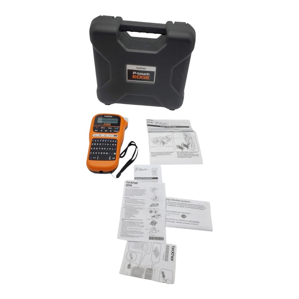 Brother PT-E110 Label Maker P-Touch PTE110 ** Includes: Carrying Case **