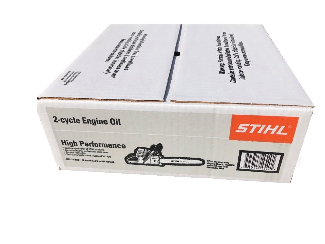 STIHL OIL MIX 1 GALLON HIGH PERFORMANCE 2-CYCLE ENGINE CASE/48 BOTTLES
