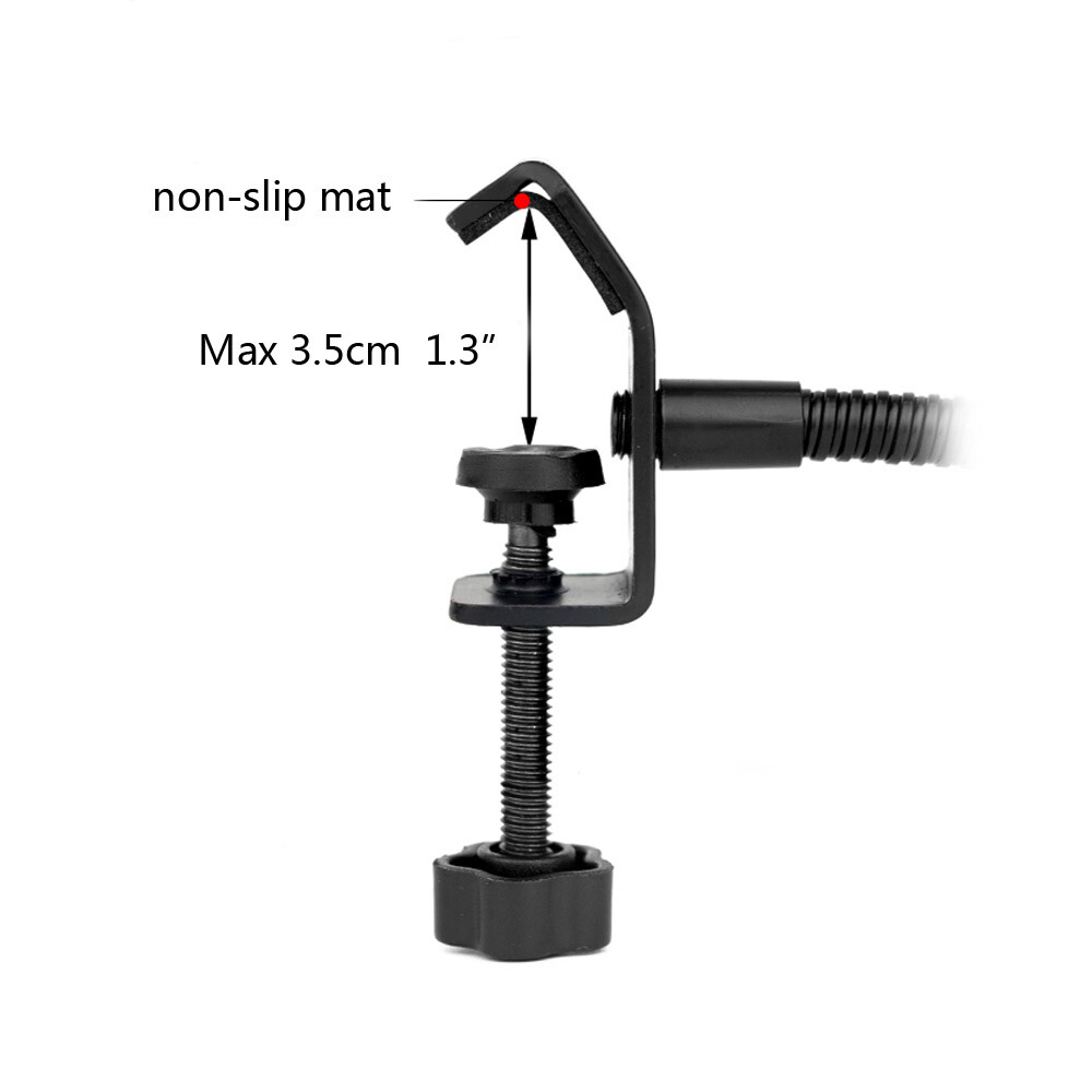 5" Microphone Wind Screen Mask Gooseneck Filter Studio Tool Double Layer Screen