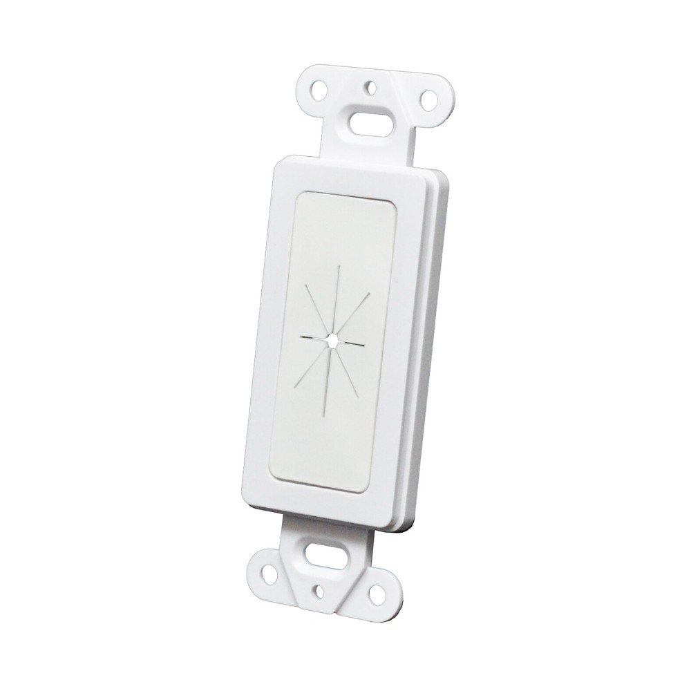 25pcs Decorator Wall Plate Insert with Flexible Opening White
