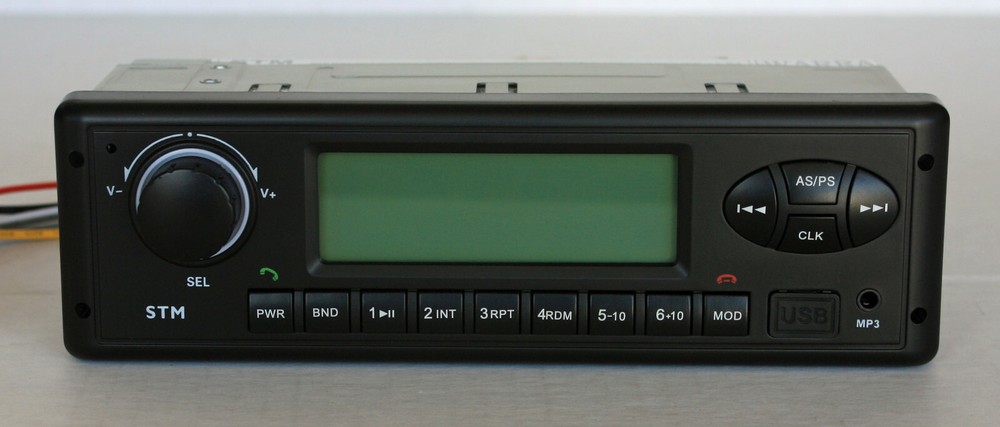12 volt Radio for compact Caterpillar excavator
