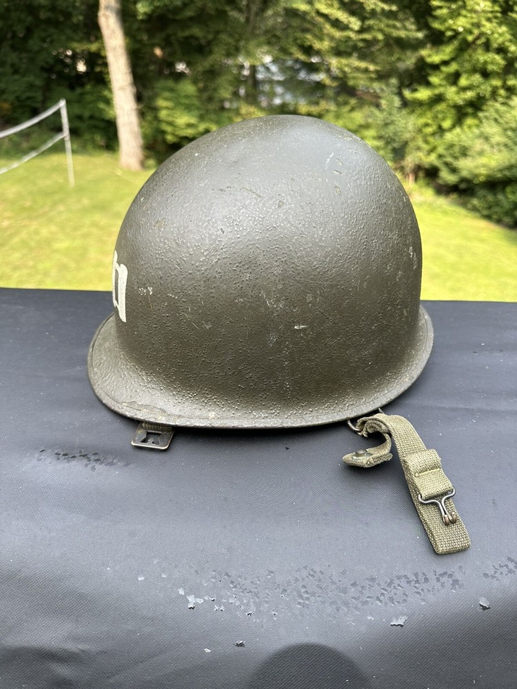 NAMED CAPTAIN M1-C PARATROOPER HELMET SHELL - Nice Example