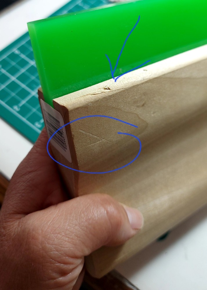 Ryonet Squeegee 10" Wood Screen Print