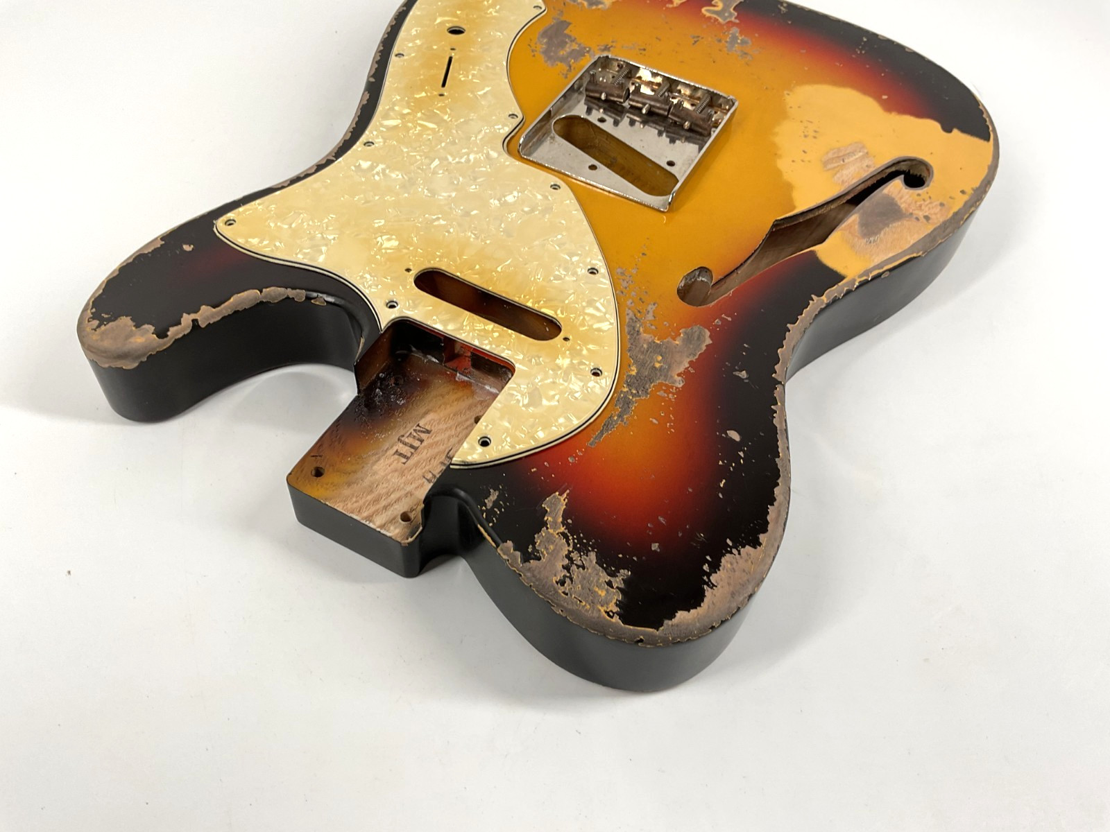 MJT Official Custom Vintage Aged Nitro Guitar Body Mark Jenny VTL 3T Swamp Ash