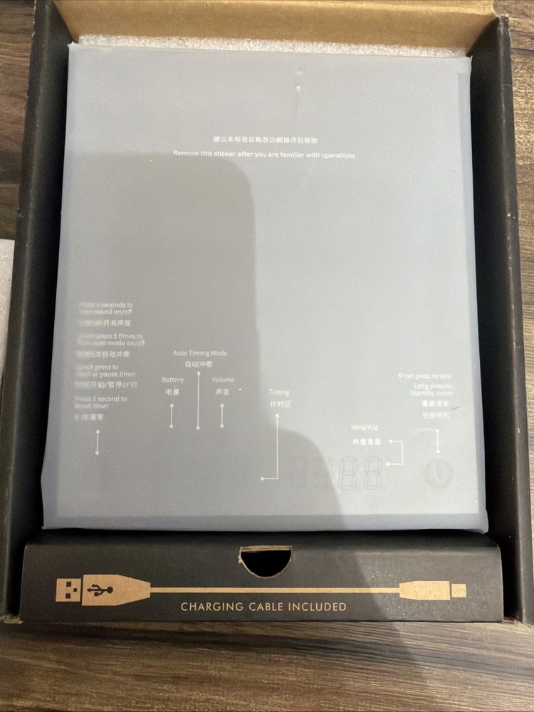 Timemore Black Mirror Basic + Coffee Espresso Weighing Platform Scale NEW Tes006