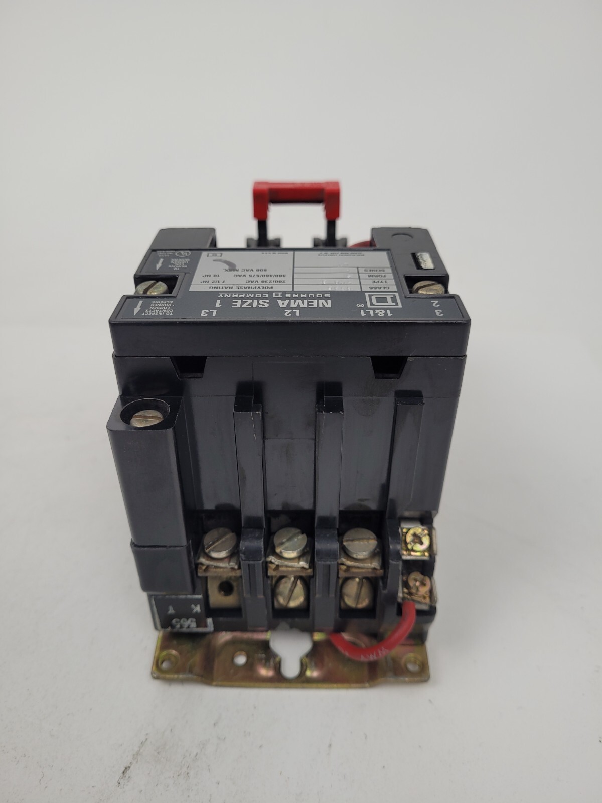 8536SCO3 Square D NEMA Size 1 Motor Starter 120V Coil - Next Day Option