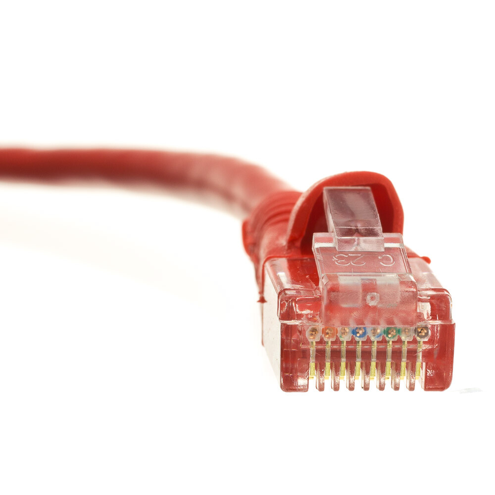 Snagless 3 Foot Cat5e Red Network Ethernet Patch Cable