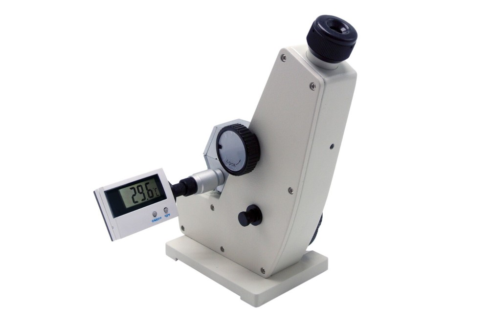 Monocular Abbe Refractometer Accuracy (nD)±0.0002 Digital Thermometer Display