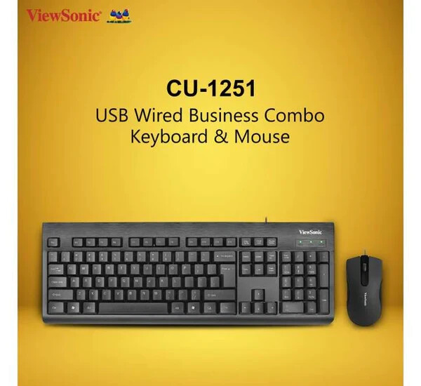 ViewSonic CU1251 Wired Keyboard and Mouse Combo (SPANISH)