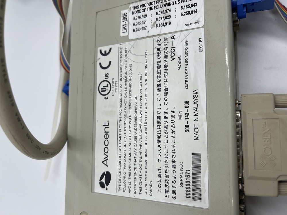 AVOCENT 500-143-006, VCCi-A