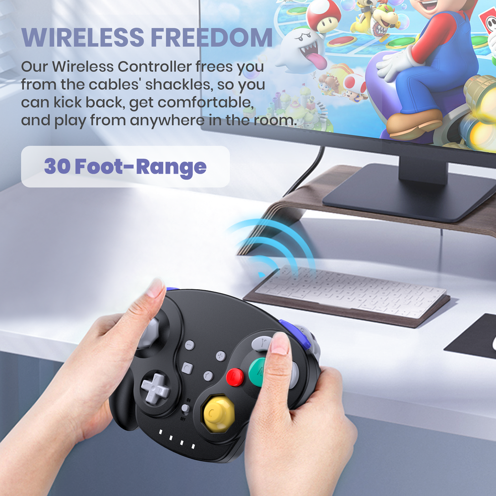 Wireless Switch Controller Pro for Nintendo Switch/Lite/Steam PC Motion Control